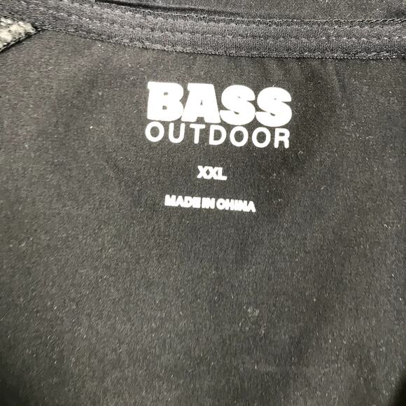 BASS OUTDOOR Q Zip Neck Sweater Fleece Men XXL Gray Outdoor Versatile Cozy NWT - Picture 9 of 10